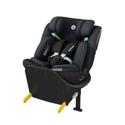 Maxi-Cosi Emerald 360 S i-Size, 360° Drehbarer Autositz, 0-12 Jahre, Tonal Black